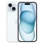 Celular iPhone 15 azul ambas caras