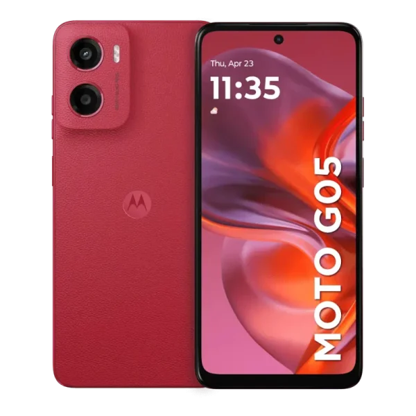 Celular Motorola Moto G05 Rojo